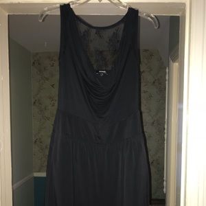 Size 8 all black with lace back, party dress